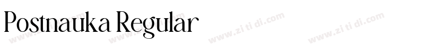 Postnauka Regular字体转换